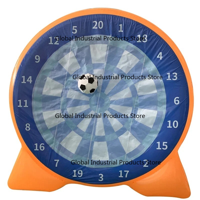 Kids Outdoor Play Ideas - Aufblasbares Fußball-Ziel-Set für Kinder, drinnen und