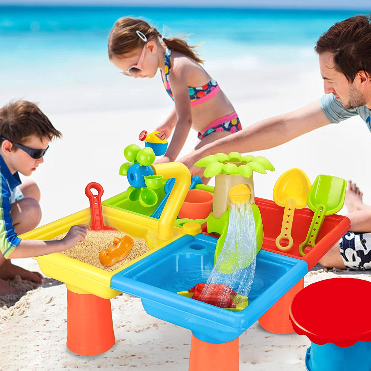 Kids Outdoor Play Table - Strand tisch Sand spielen Spielzeug Kinder
