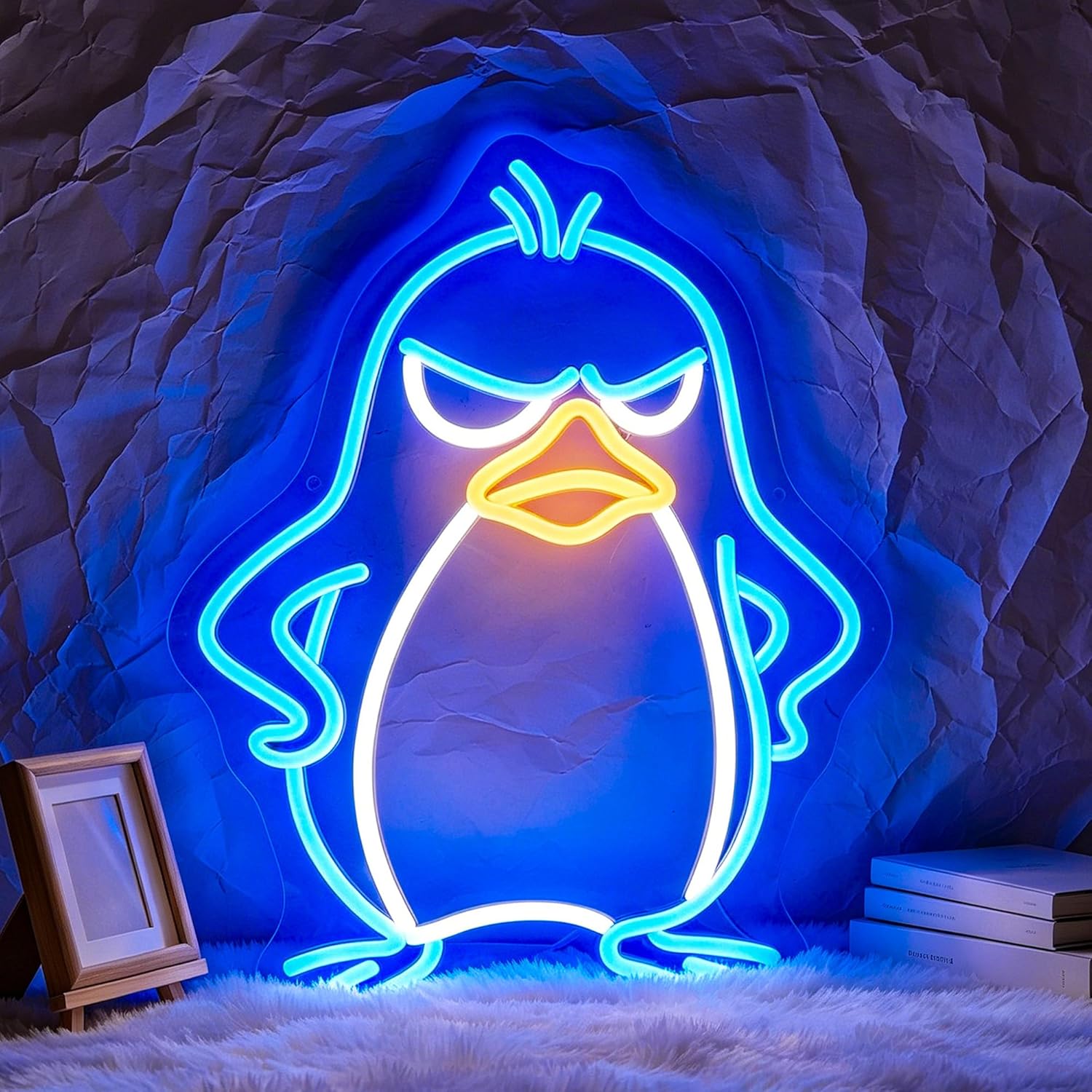 Kids Outdoor Zoo - Pinguin-Neonschild USB-Betriebenes LED-Neonlicht für Zoo, Bar,