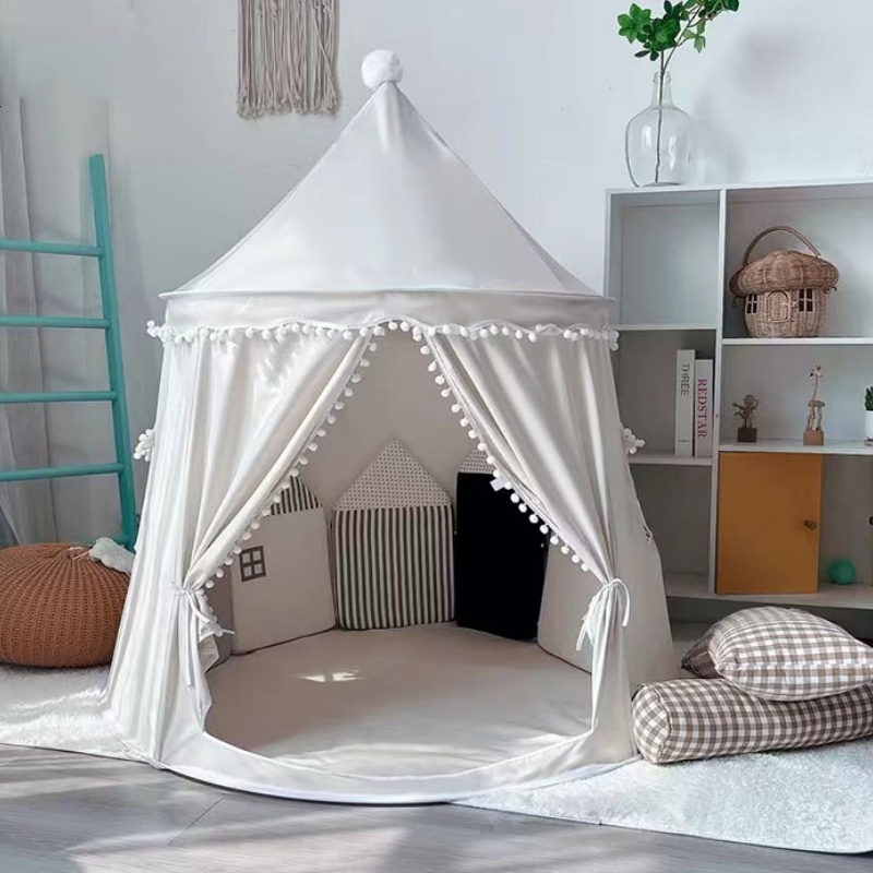 Kids Outdoor Grill - Großes Tipi-Zelt für Kinder, zusammenklappbares Spielzeugzelt,