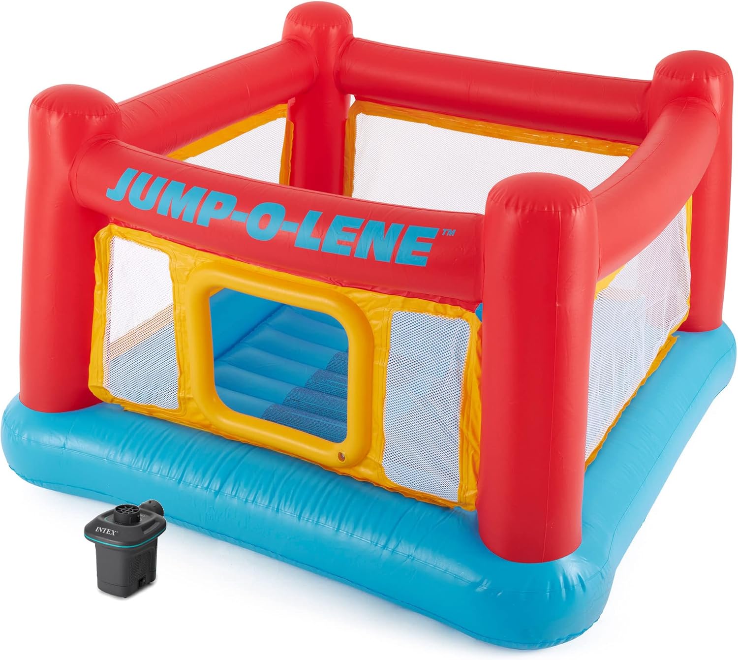 Kids Outdoor Inflatable - Aufblasbares Jump-O-Lene Hüpfburg-Haus für drinnen und