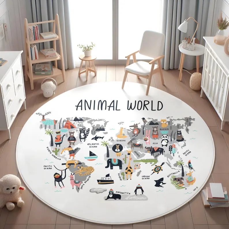 Cartoon Zoo - Tierwelt Runder  – Kids Outdoor Zoo Bewertung und Preis