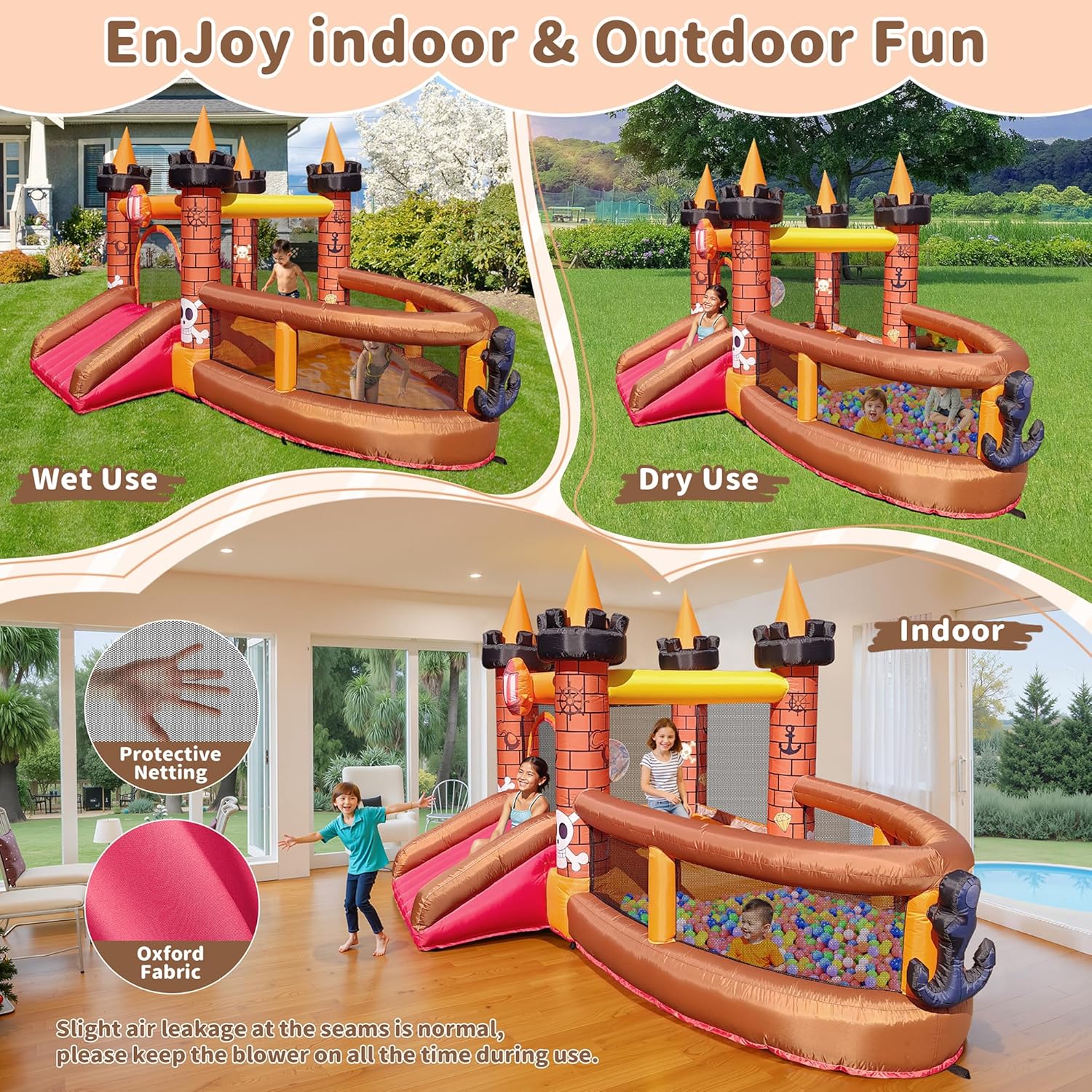 Aufblasbares Hüpfhaus für Kind – Kids Outdoor Inflatable Bewertung und Preis