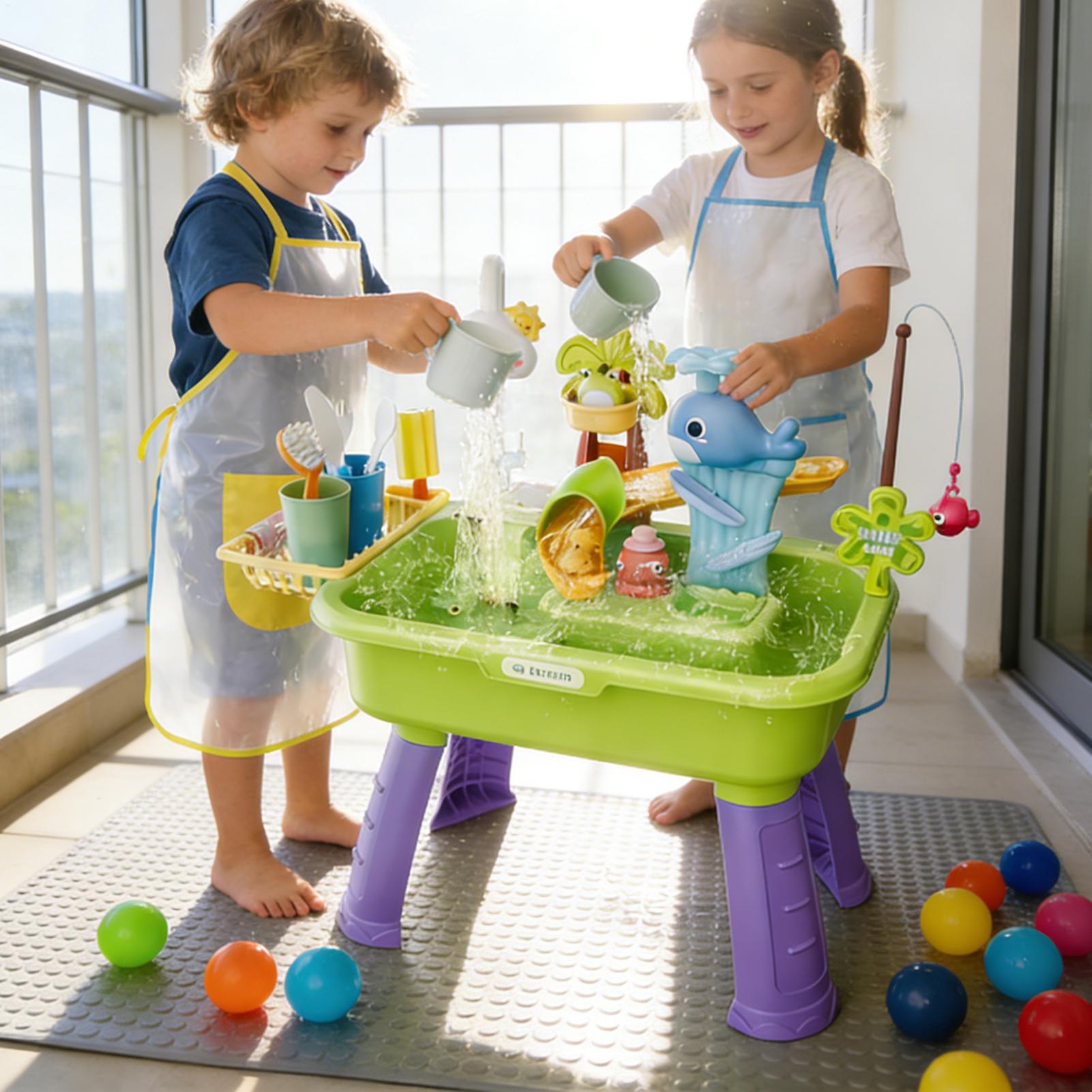 Kinderküchenspielzeug, elektri – Kids Outdoor Play Table Bewertung und Preis