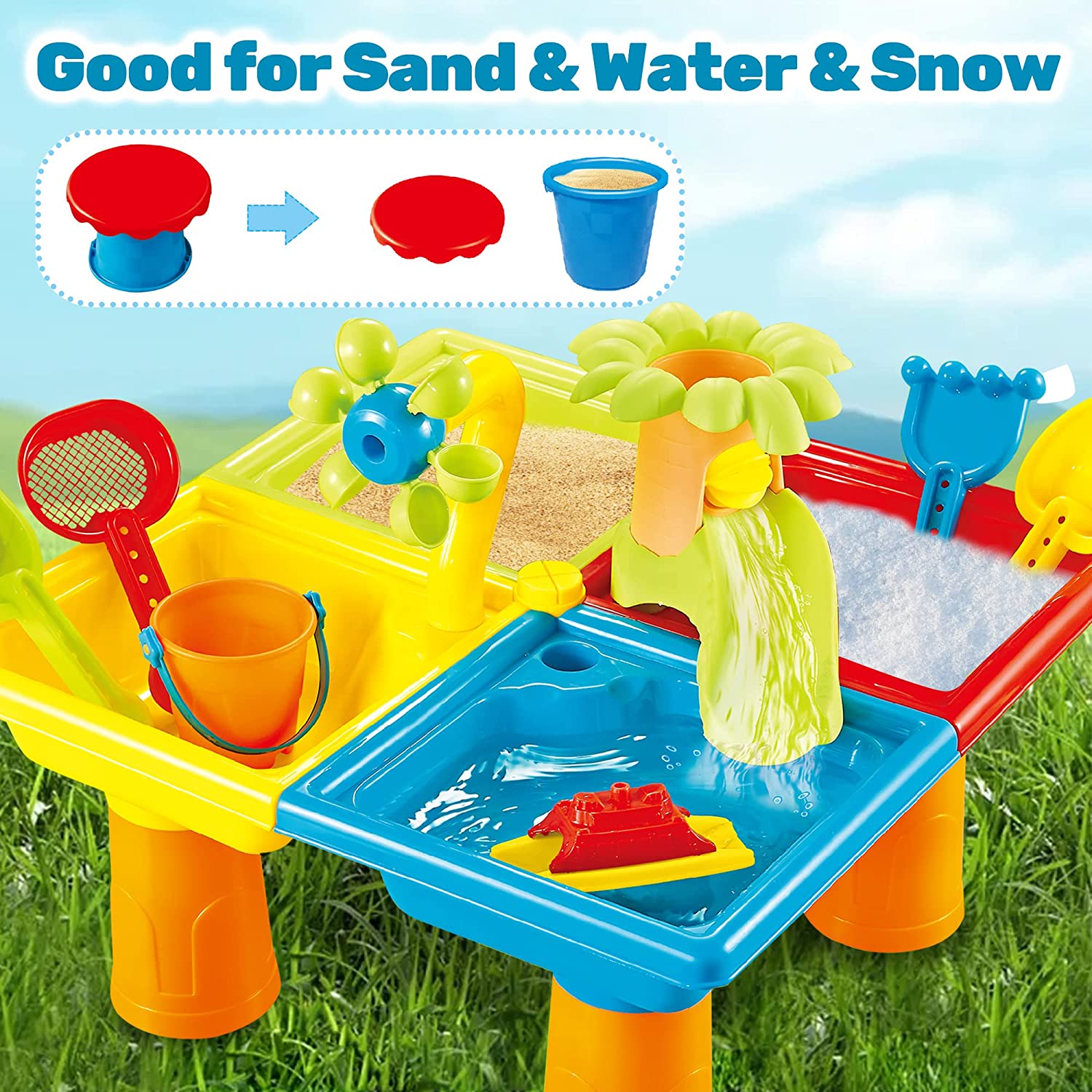 Strand tisch Sand spielen Spie – Kids Outdoor Play Table Bewertung und Preis