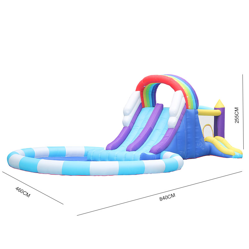 Riesige Regenbogen-Aufblasbare – Kids Outdoor Inflatable Bewertung und Preis