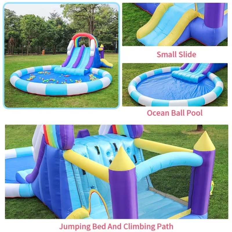 Riesige Regenbogen-Aufblasbare – Kids Outdoor Inflatable Bewertung und Preis