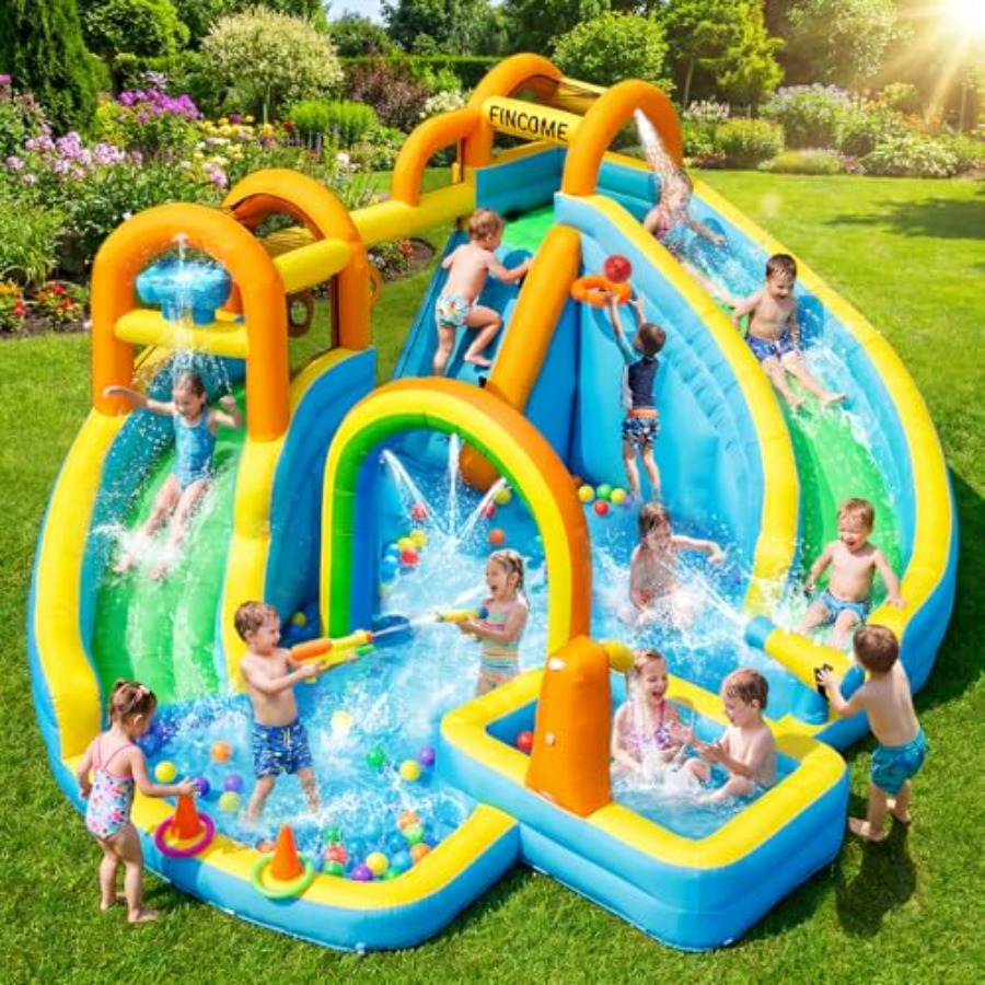 Aufblasbarer Wasserrutschenpar – Kids Outdoor Inflatable Bewertung und Preis