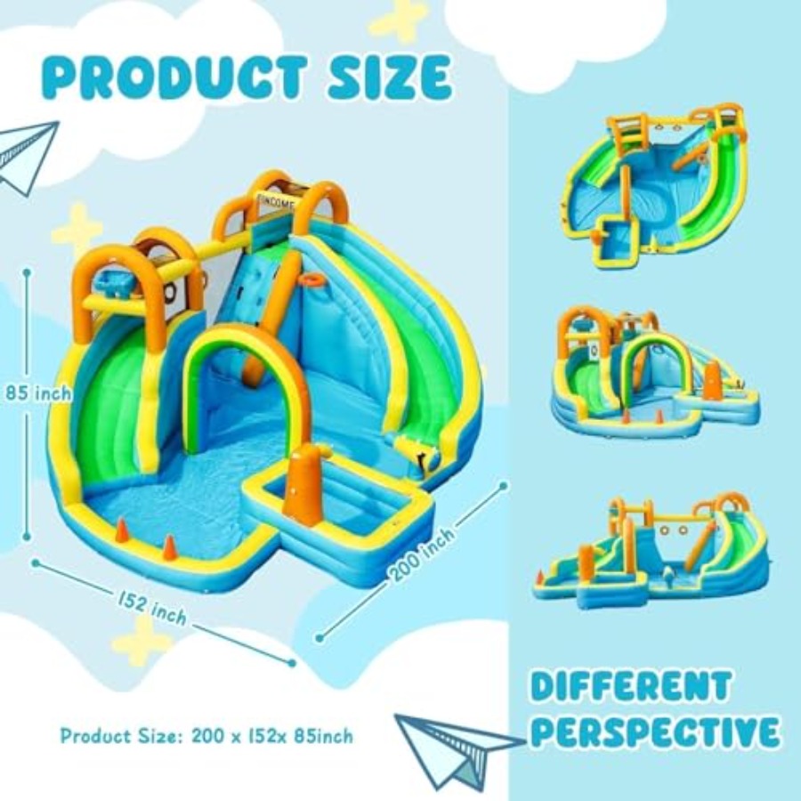 Aufblasbarer Wasserrutschenpar – Kids Outdoor Inflatable Bewertung und Preis