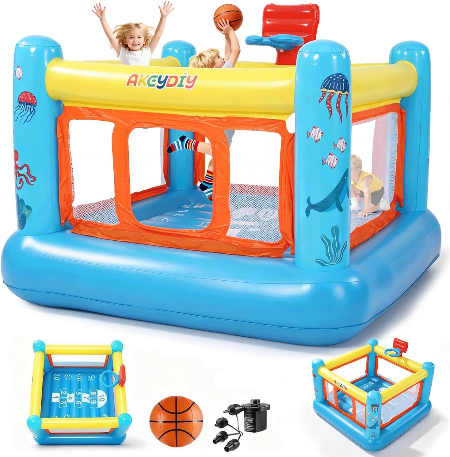 Hüpfburg, PVC Aufblasbare Hüpf – Kids Outdoor Inflatable Bewertung und Preis