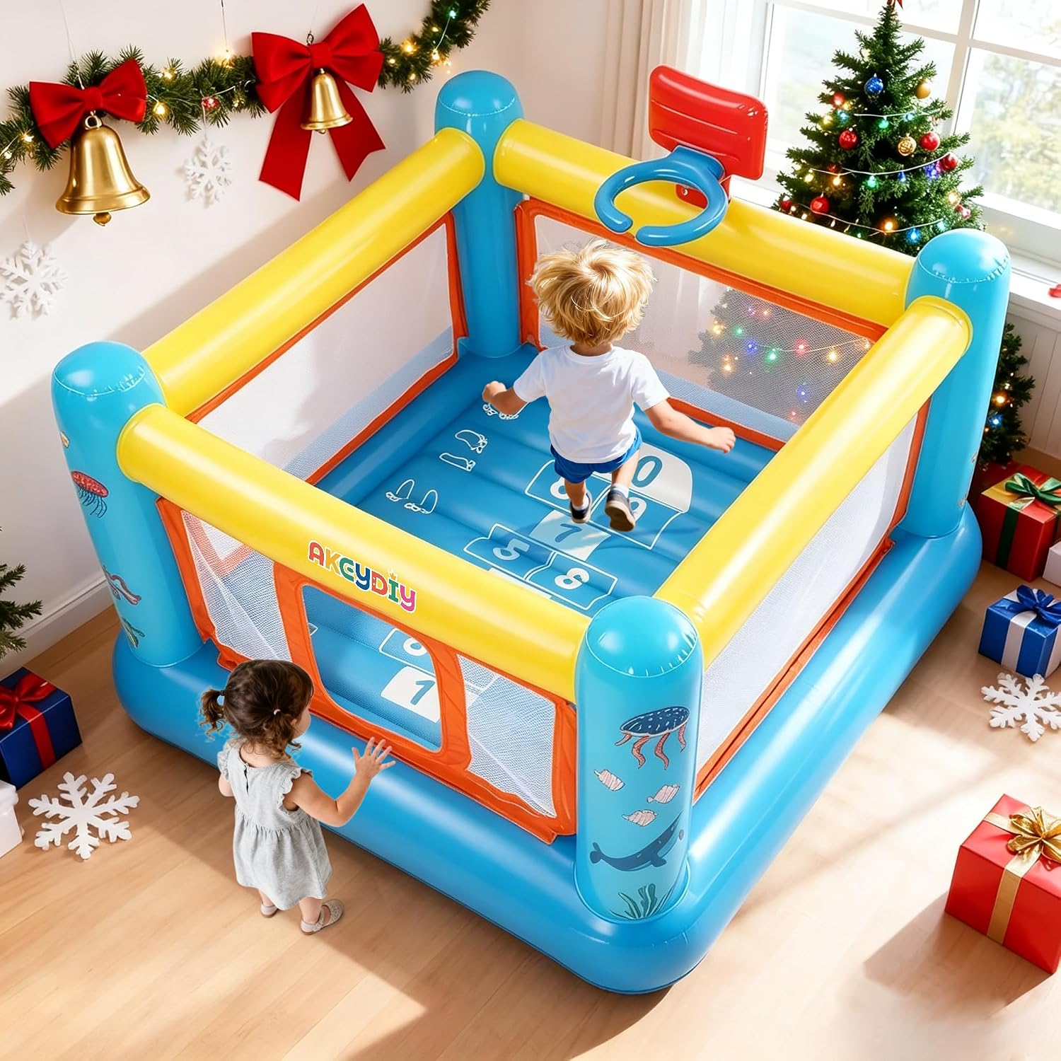 Hüpfburg, PVC Aufblasbare Hüpf – Kids Outdoor Inflatable Bewertung und Preis