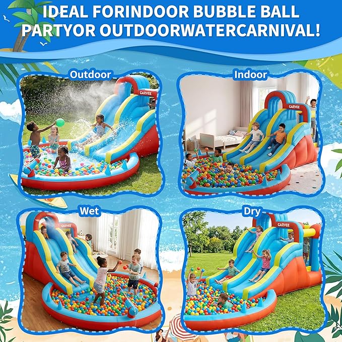 Ganzjähriger 8-in-1 aufblasbar – Kids Outdoor Inflatable Bewertung und Preis