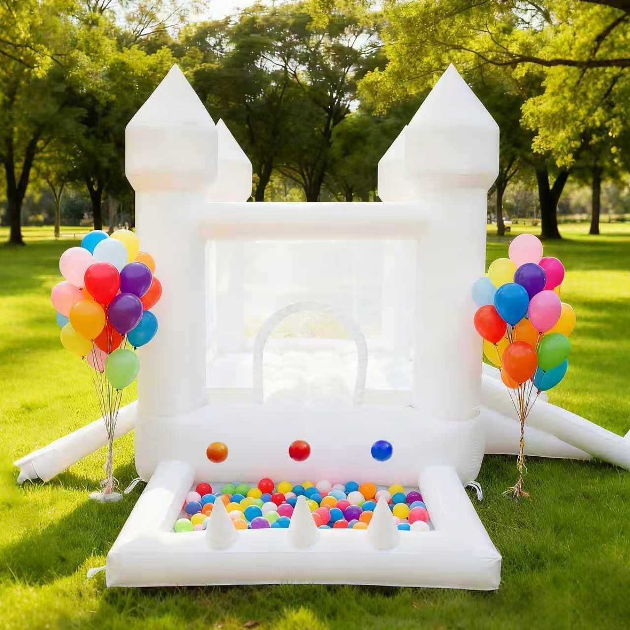Weißes Hüpfhaus, Indoor- und O – Kids Outdoor Inflatable Bewertung und Preis