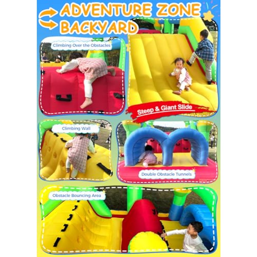 Aufblasbare Hüpfburg-Hindernis – Kids Outdoor Inflatable Bewertung und Preis