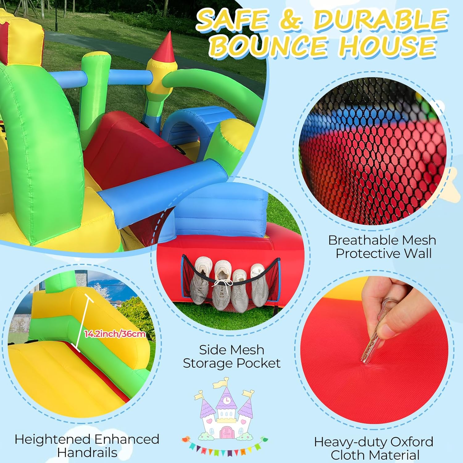 KF Aufblasbarer Hindernisparco – Kids Outdoor Tunnel Bewertung und Preis