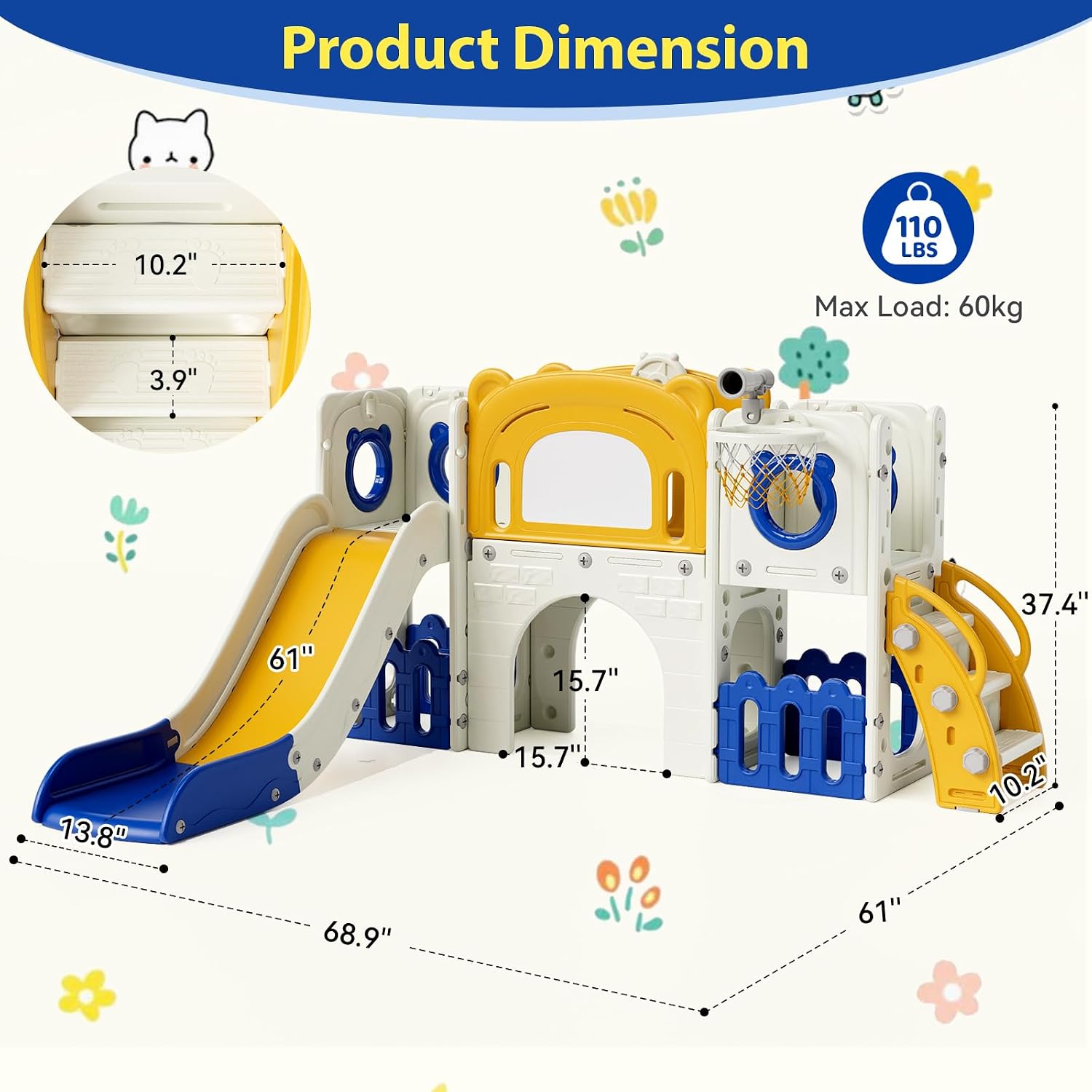 10-in-1 Kleinkind-Rutschset, K – Kids Outdoor Toys B&Q Bewertung und Preis