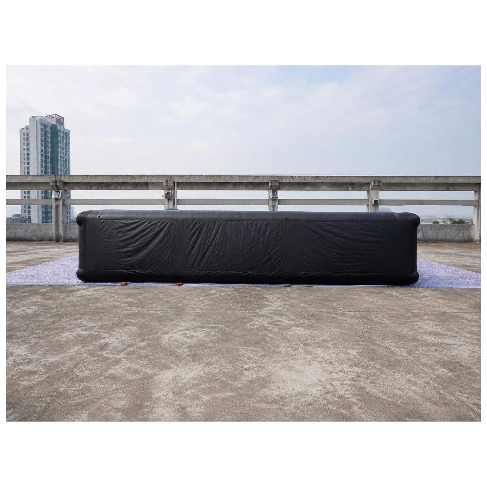 Großes, schlichtes, schwarzes, – Kids Outdoor Inflatable Bewertung und Preis
