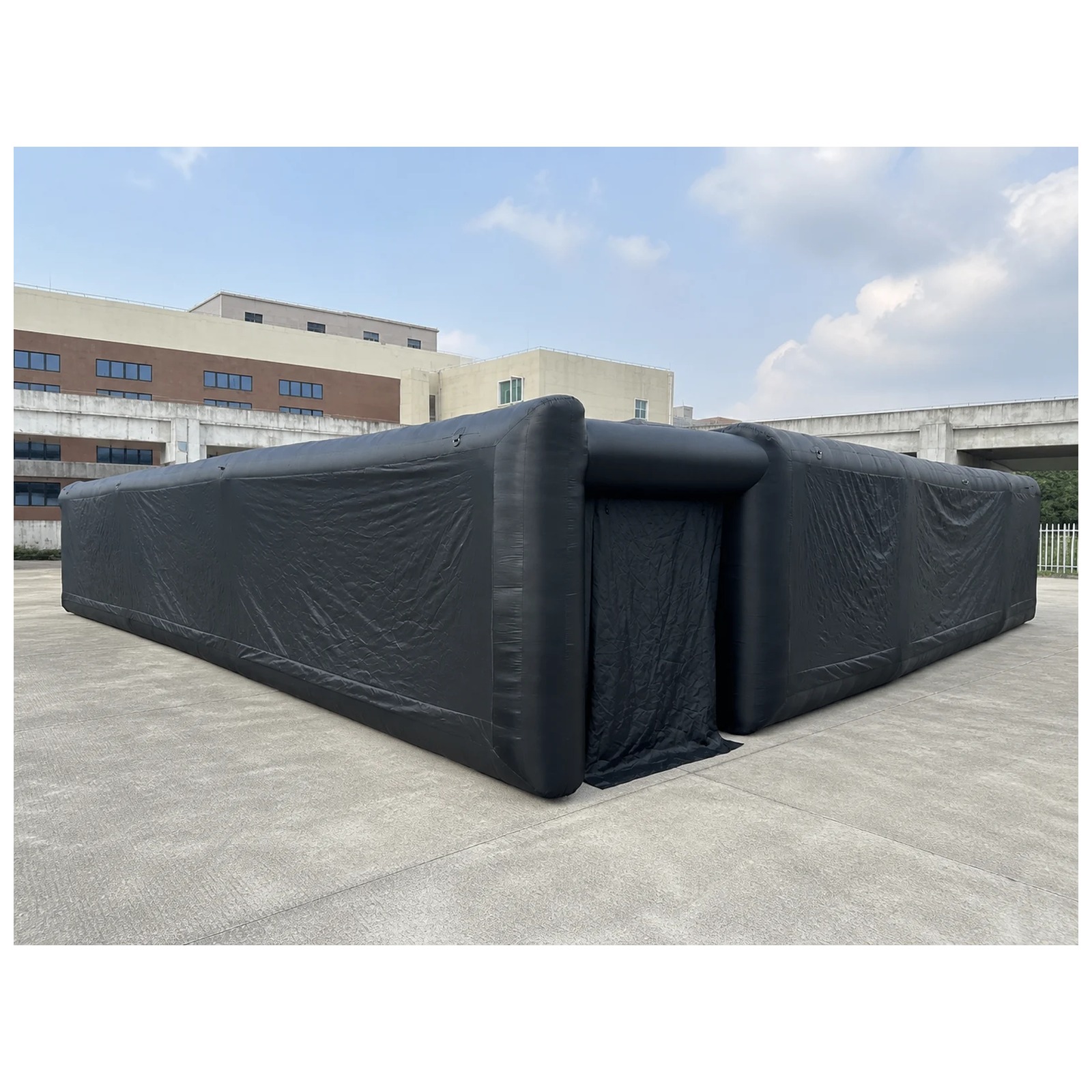 Großes, schlichtes, schwarzes, – Kids Outdoor Inflatable Bewertung und Preis