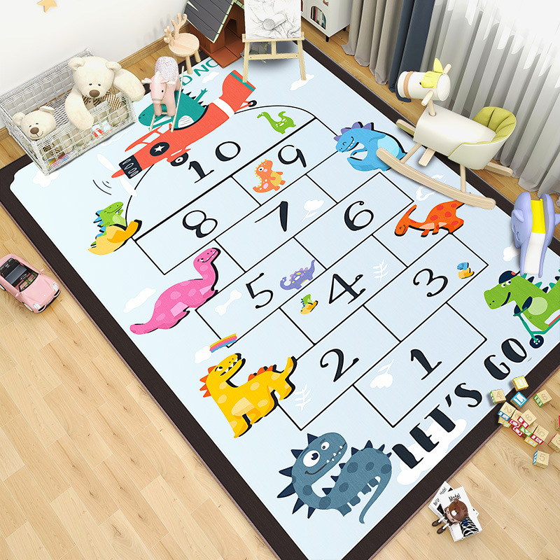 Rosa Cartoon Wohnzimmer Teppic – Kids Outdoor Play Table Bewertung und Preis