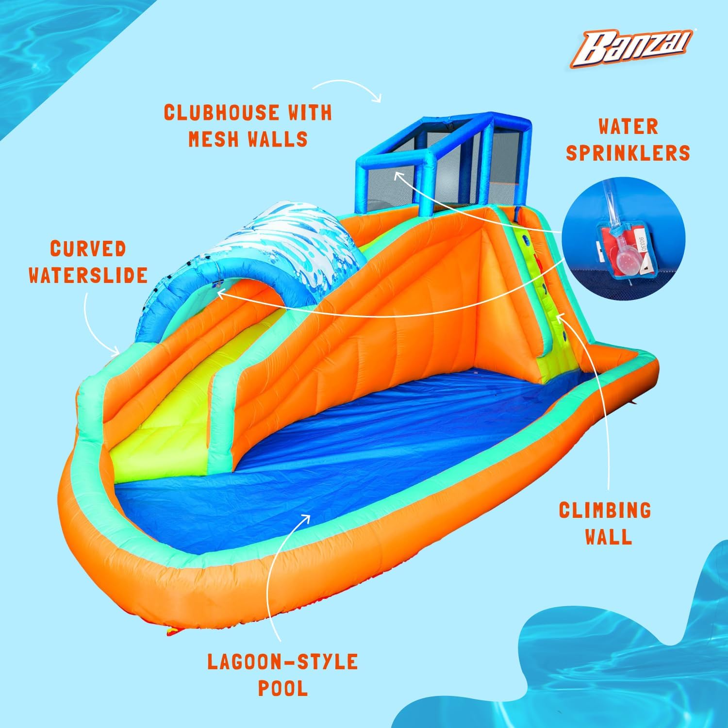 Großer Aufblasbarer Wasserpark – Kids Outdoor Tunnel Bewertung und Preis