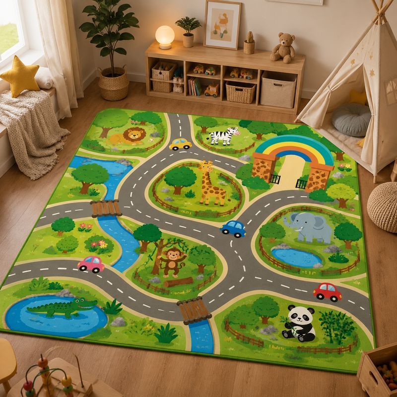 VIKAMA Kids Town Zoo Traffic S – Kids Outdoor Zoo Bewertung und Preis